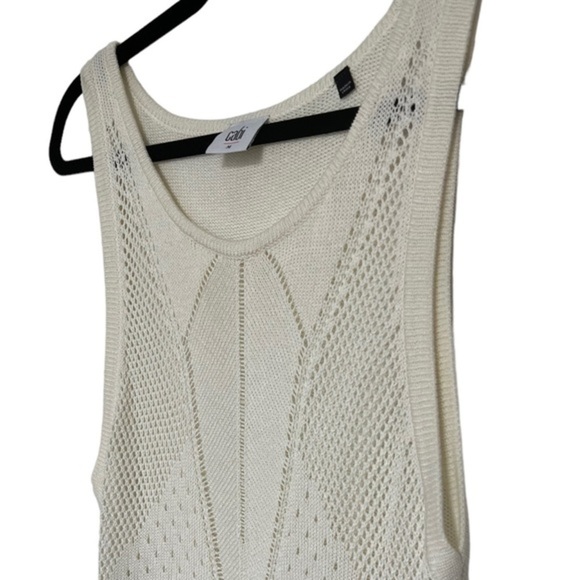cabi Ivory Tennis Sweater (M) - Picture 4 of 8